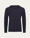 Vince Men's Solid Cotton Hoodie