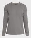 Vince Men's Solid Thermal T-shirt In Iron