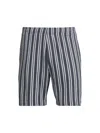 Vince Jacquard Stripe Shorts 7.5 Venice Blue/blue Cloud