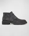 Vince Dann Lugged Chukka Boot In Dark Cinder Grey