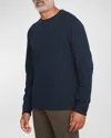 Vince Men's Sueded Jersey T-shirt In Blue