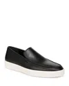 Vince Men's Farran B Leather Slip On Sneakers In Black