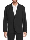 Vince Men's Tech Dobby Two-button Blazer In Black
