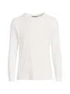 Vince Men's Thermal Crewneck Long-sleeve T-shirt In Off White