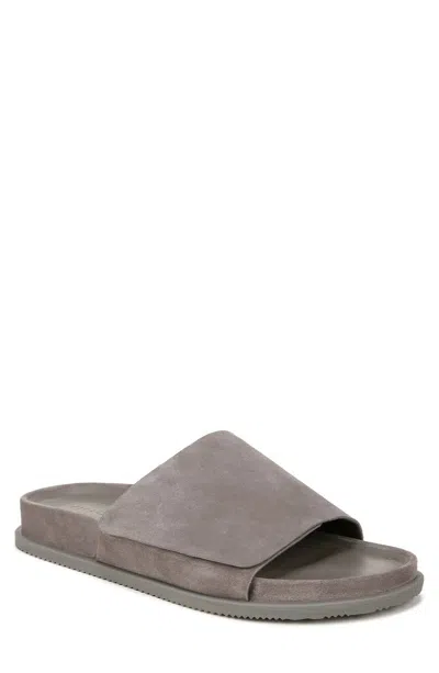 Vince Men's  Del Rey Sandal In Smoke Grey Suede