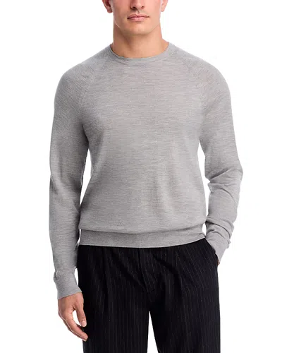 Vince Merino & Cashmere Crewneck Sweater In Gray