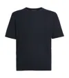 Vince Neck Crew Sleeves Short T-shirts In Navy