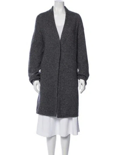Pre-owned Vince Merino Wool Coat In Gray