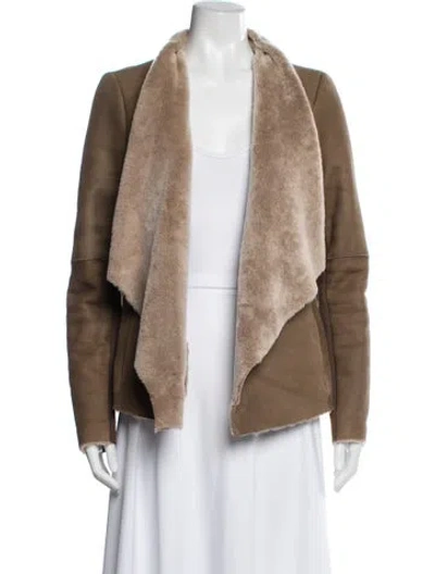 Pre-owned Vince Merino Wool Jacket In Neutrals