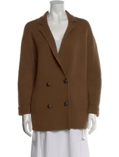 Pre-owned Vince Merino Wool Sweater In Brown