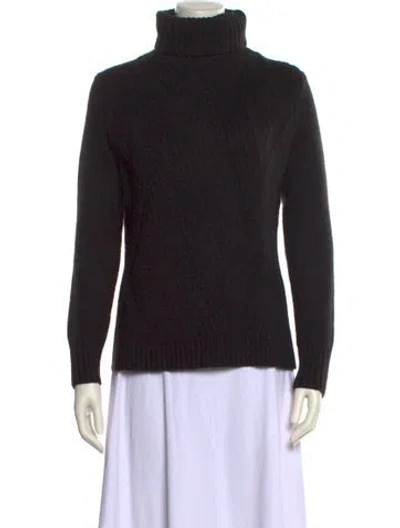 Pre-owned Vince Merino Wool Turtleneck Sweater In Gray