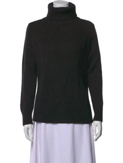 Pre-owned Vince Merino Wool Turtleneck Sweater In Grey