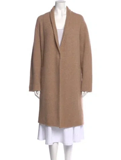 Pre-owned Vince Merino Wool V-neck Sweater In Neutral