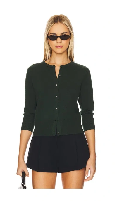 Vince Metal Button Cardigan In Multi