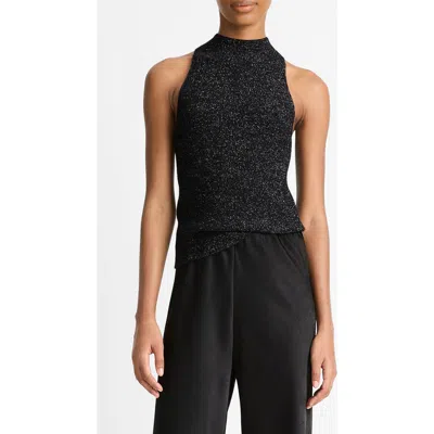 VINCE VINCE METALLIC KNIT SWEATER TANK