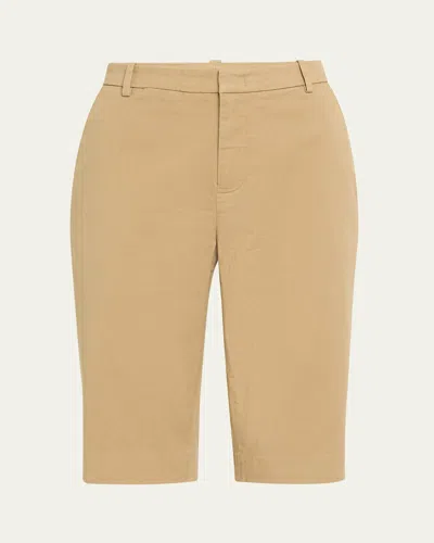 VINCE MID-RISE CHINO SHORTS