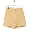 Vince Mid Rise Cotton Blend Shorts