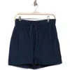 Vince Mid Rise Cotton Blend Shorts