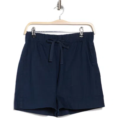 Vince Mid Rise Cotton Blend Shorts