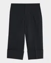 Vince Mid-rise Cuffed Crop Pants