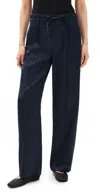 Vince Mid Rise Double Waistband Drawstring Pants Coastal In Coastal