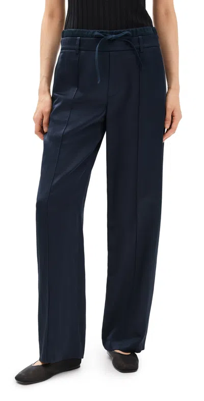 Vince Mid Rise Double Waistband Drawstring Pants Coastal