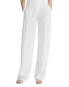 Vince Mid Rise Double Waistband Trousers In Off White