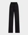 VINCE MID-RISE DRAWSTRING PULL-ON PANTS