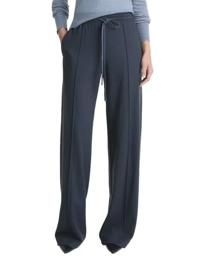 VINCE MID-RISE DRAWSTRING WOOL-BLEND PULL-ON PANT