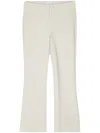 Vince Tapered Leg Trousers With Smooth Finish In Neutrals