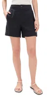 Vince Mid Rise Hemp Shorts Dk Night Lake