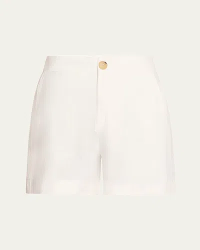 VINCE MID-RISE HEMP SHORTS