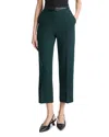 Vince Italian Flannel Mid-rise Easy Pull-on Pant In Sea Onyx In Sea Onyx