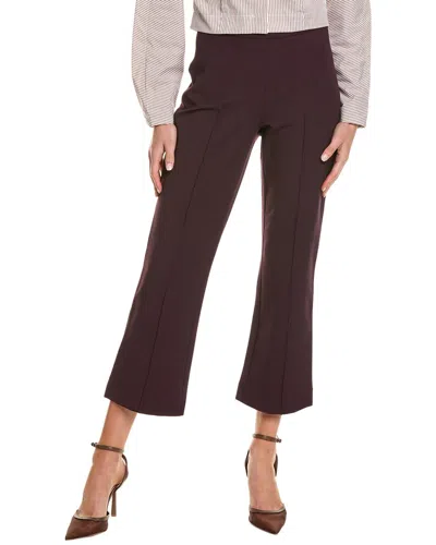 VINCE VINCE MID RISE PINTUCK CROP FLARE PANT