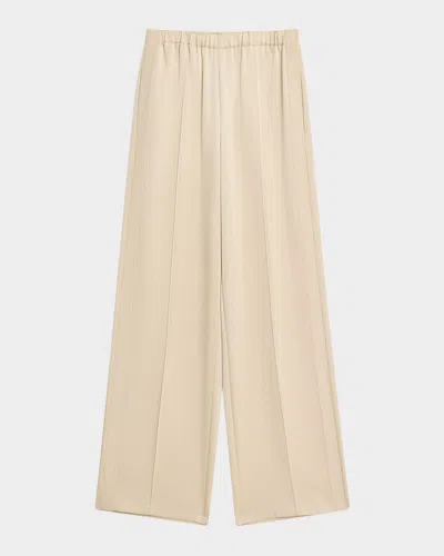 VINCE MID-RISE SIDE STRAP PULL-ON PANTS