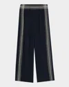 Vince Mid-rise Stripe Pull-on Pants