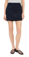 Vince Tailored Italian Cotton Skort In Coastal Blue In Coastal