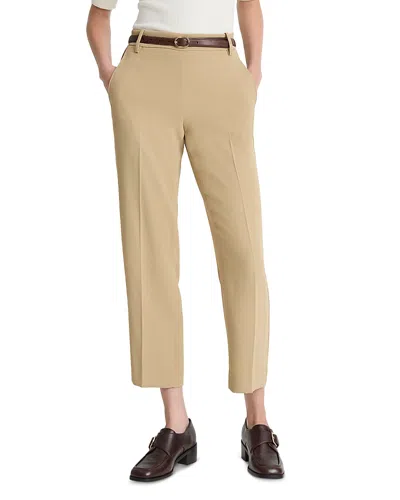 Vince Mid Rise Tapered Pants In Neutral