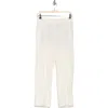 Vince Mid Rise Tapered Pull-on Pants In Off White