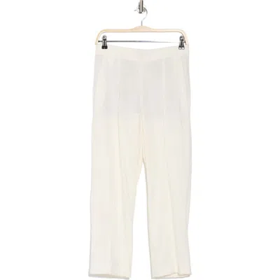 Vince Mid Rise Tapered Pull-on Pants In Off White
