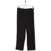 Vince Mid Rise Tapered Pull-on Pants In Soft Black