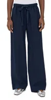 Vince Drawstring Utility Pants In Coastal Blue