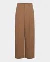 Vince Utility Straight Leg Pants In Taupe Wood