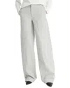 Vince Mid Rise Utility Twill Pants In Gray