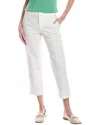 Vince Mid Rise Tapered Pull-on Linen-blend Pant