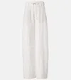 Vince Weite Mid-rise-hose In Weiss