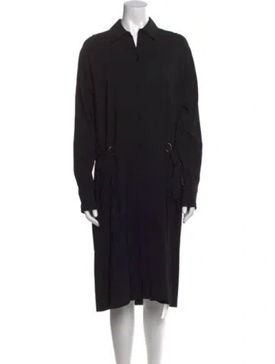 Pre-owned Vince Midi Length Dress In Black