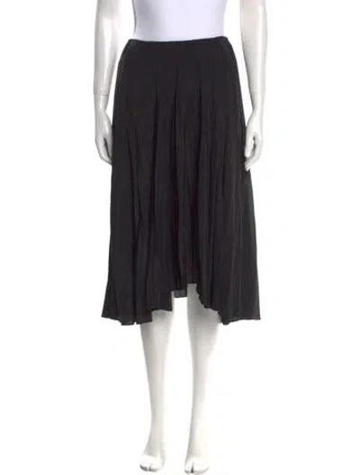 Pre-owned Vince Midi Length Skirt In Black