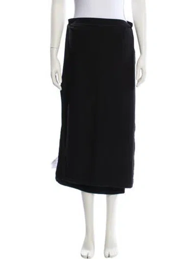 Pre-owned Vince Midi Length Skirt In Black