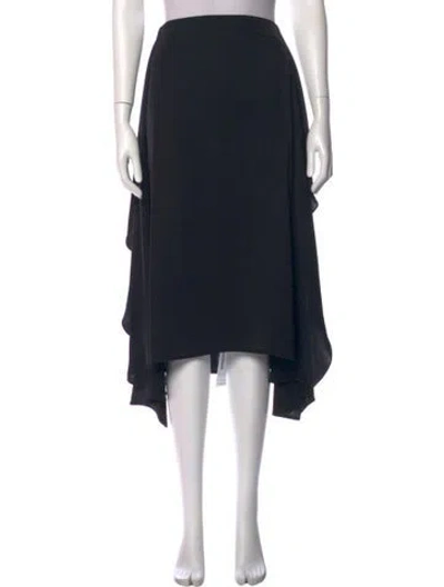 Pre-owned Vince Midi Length Skirt In Black